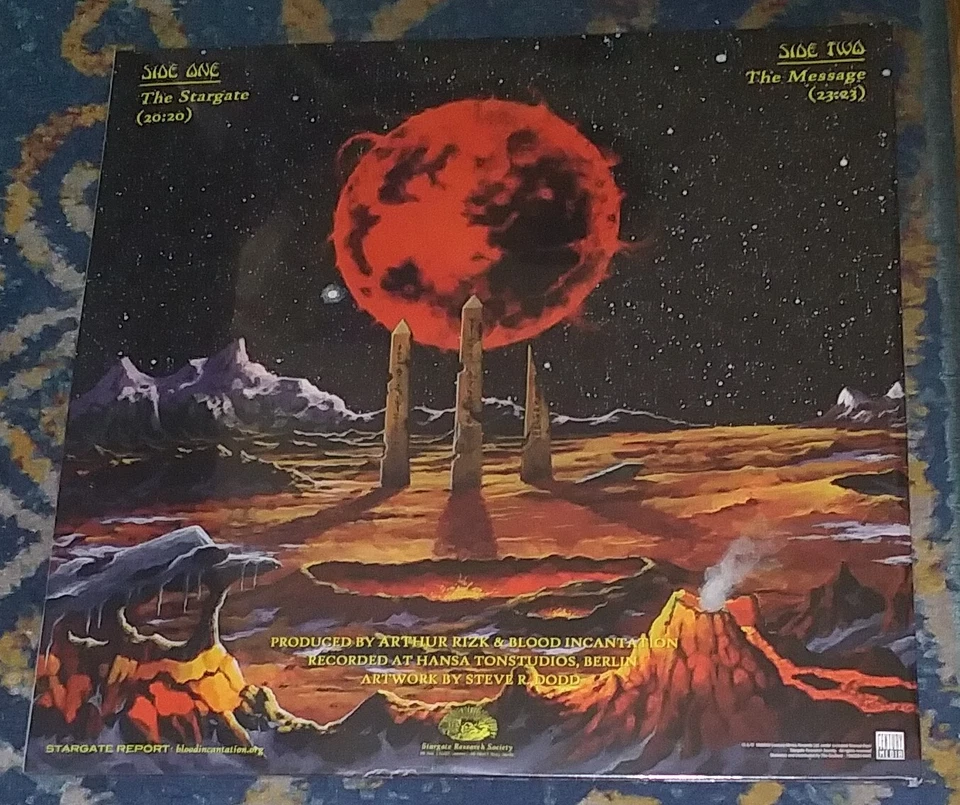 ABSOLUTE ELSEWHERE / BLOOD INCANTATION 2024 CENTURY MED LP LTD EDITION Red Vinyl - Image 2 of 2