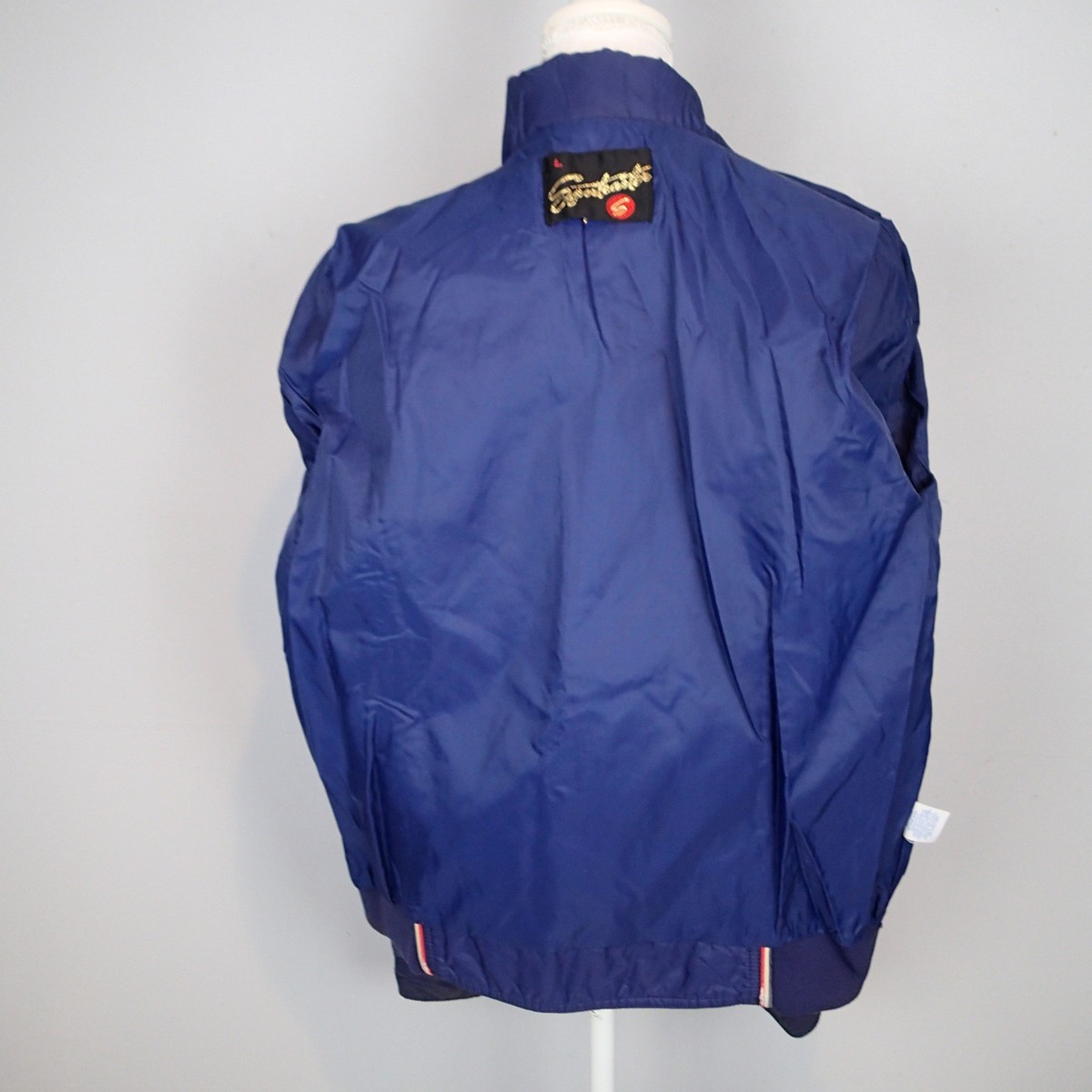 Sportcaster Vtg Blue red Jacket Ski Snow Winter sz L zip Womens aw 