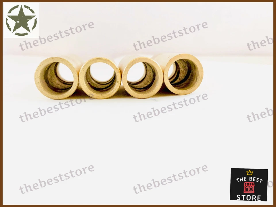 WILLYS Jeep F/R Leaf Spring Pivot Eye Bushing (BRASS)(HEAVY DUTY)(GREASABLE) - Image 3 of 4