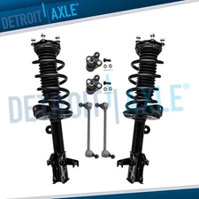 Front Struts & Coil Spring Sway Bar Links Ball Joints for 2007 - 2012 Acura RDX