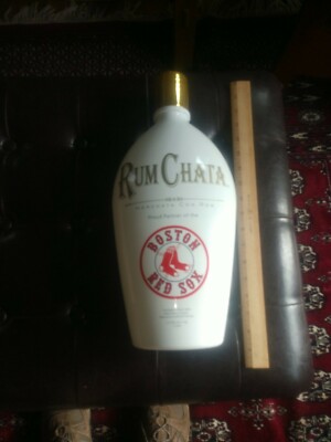 Boston Red Sox Rum Chata 3L Empty Bar Collectible Brand New/Unused In Box