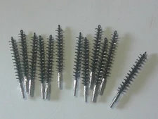 22 cal STAINLESS STEEL BORE BRUSHES MADE IN USA   pack of 12  w/8-32 THD