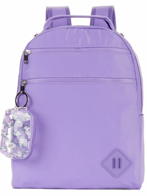 Backpack School Book Bag Purple 