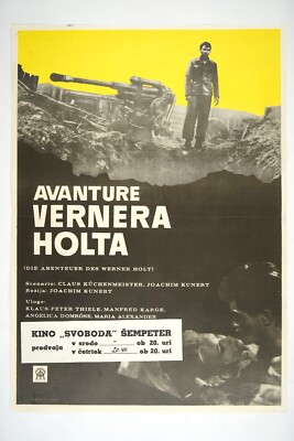 DIE ABENTEUER DES WERNER HOLT  THE ADVENTURES OF Original exYU movie poster 1965