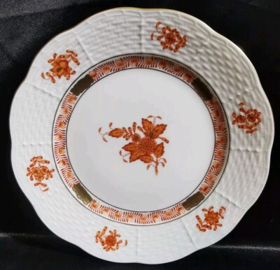 Herend Apponyi Orange, Teller, Beilagenteller, 516 1/2, ca. 16,5cm 461