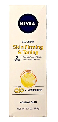 Nivea Gel Cream Skin Firming & Toning For Normal Skin w/Q10 + L-Carnitine 6.7 oz