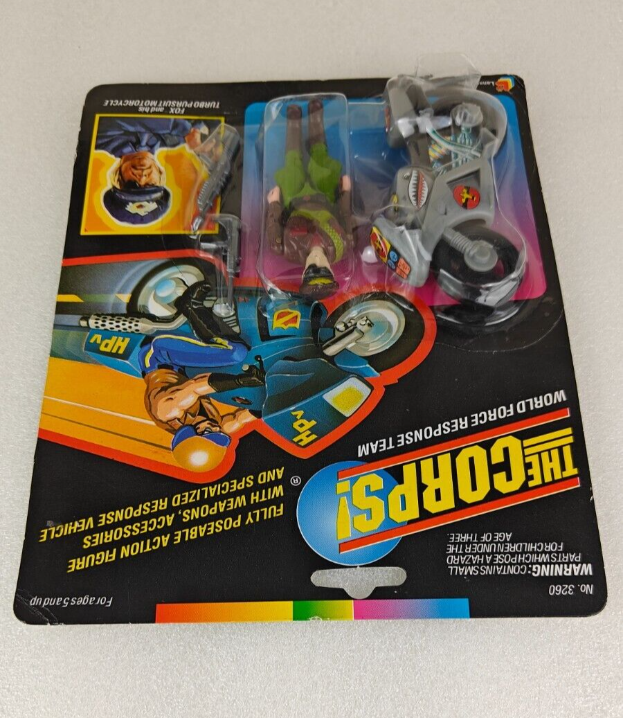 Lanard The Corps 1993 Action Figure Set Commander Fox With