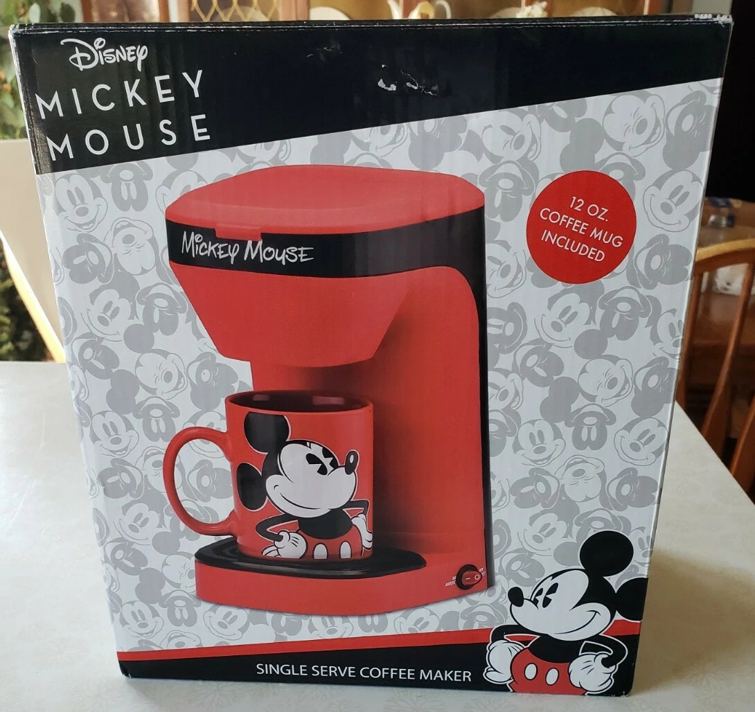 DISNEY MICKEY MOUSE SINGLE SERVE COFFEE MAKER-BRAND NEW