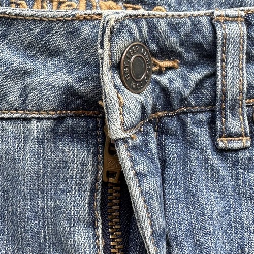 Limited Too Vintage Dead Stock Bedazzled Mid Rise Mini Jean Skirt - Girls 12 - Picture 8 of 19