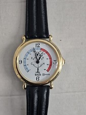 Orologio Vintage Spidometro Orologio Macchina Anni 90 In Pelle E Placcato 