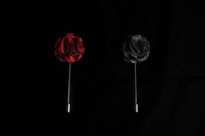 Men Flower Lapel Pin Brooches Flower Brooch Fashion Wedding Corsage Boutonniere