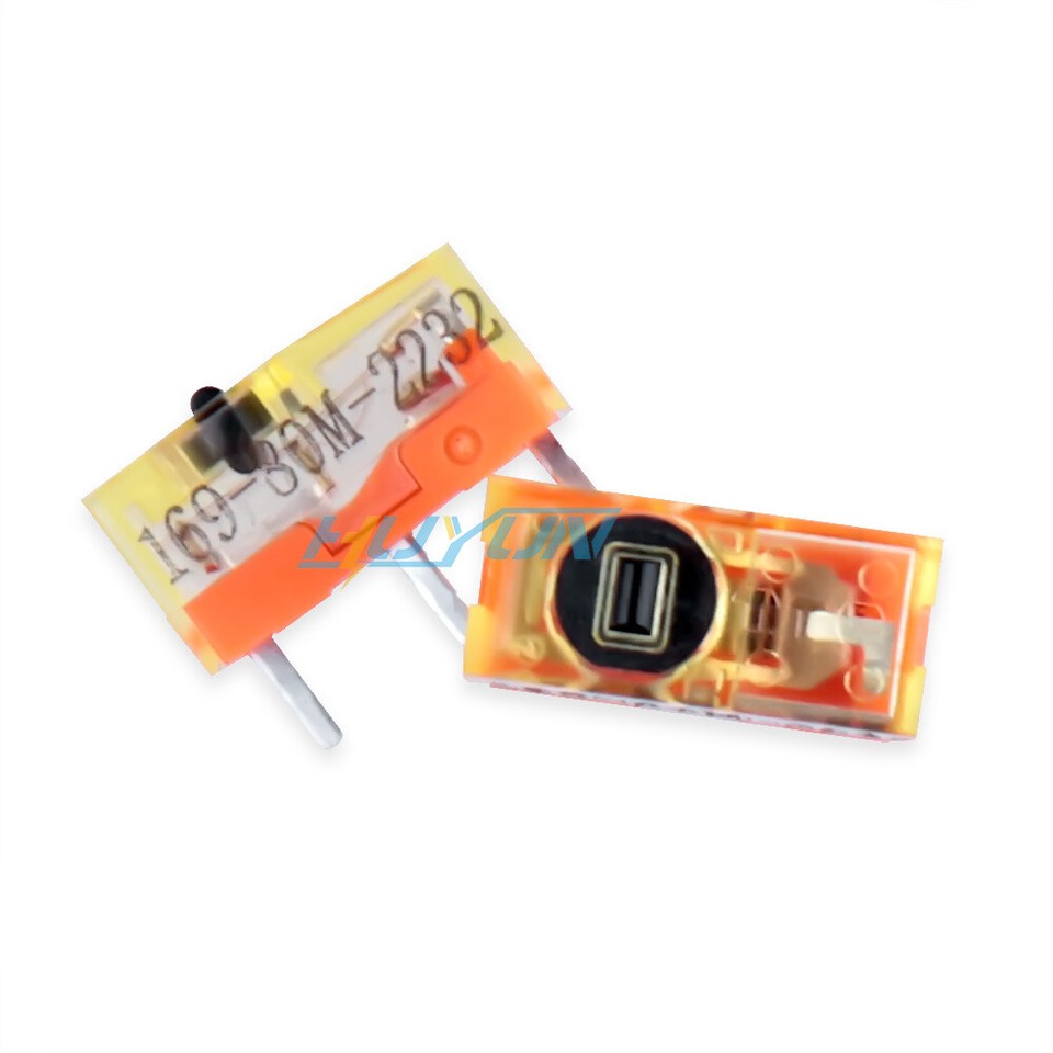 Click Mouse Button Image 2Pcs Gold Mouse Micro Switch 80m 80 Millions Click TTC Gold Micro ...