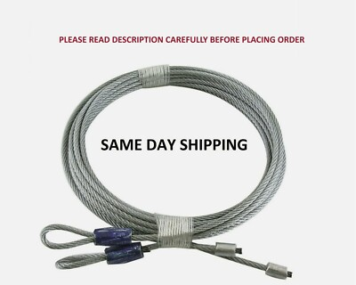 #ad Garage Door Cables for Torsion Spring Doors 7#x27;8#x27;9#x27;10#x27;11#x27;12#x27;14#x27; High Doors $14.40