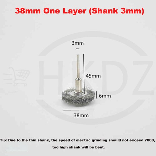 Stainless Steels Wire Brush Cleaning Wheel Brush Rotary Polishing Rust Tools - Picture 79 of 80