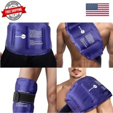 Large Ice Pack for Injuries Reusable Gel for Lower Back, Cold Packs Wrap for ...