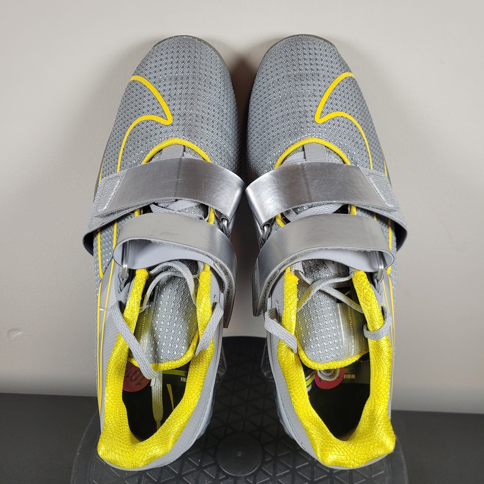 SAOLA Nike Romaleos 4 Scarpe da Sollevamento Pesi Grigio Lupo Lampo CD3463 002 Uomo Taglia 10 5