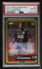 2023 Topps Chrome MLS Gold Refractor /50 Matai Akinmboni PSA 8 Rookie Auto RC