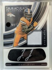 Jerry Jeudy PANINI Immaculate NFL Autographed