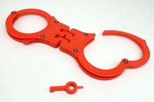 Red Hinged Training Handcuffs Speedcuffs TCH Rigid Quickcuffs CosPlay Hiatt
