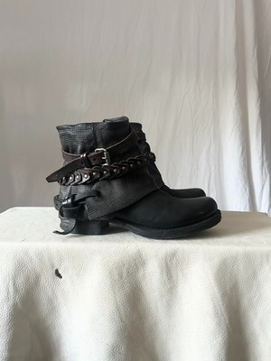 AS98 Double Layer Side Zip Boots (38)