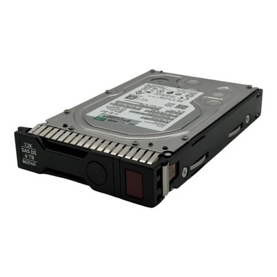 HPE 6TB 7.2K SAS 12G 3.5'' Enterprise HDD 861754-B21 862140-001 + G8-G10 Caddy