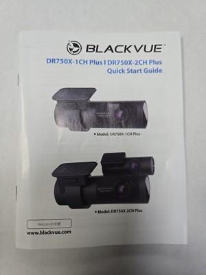 Dash Cam Blackvue Cloud DR750X-2CH Plus (Manual ONLY) No Accessories  UK