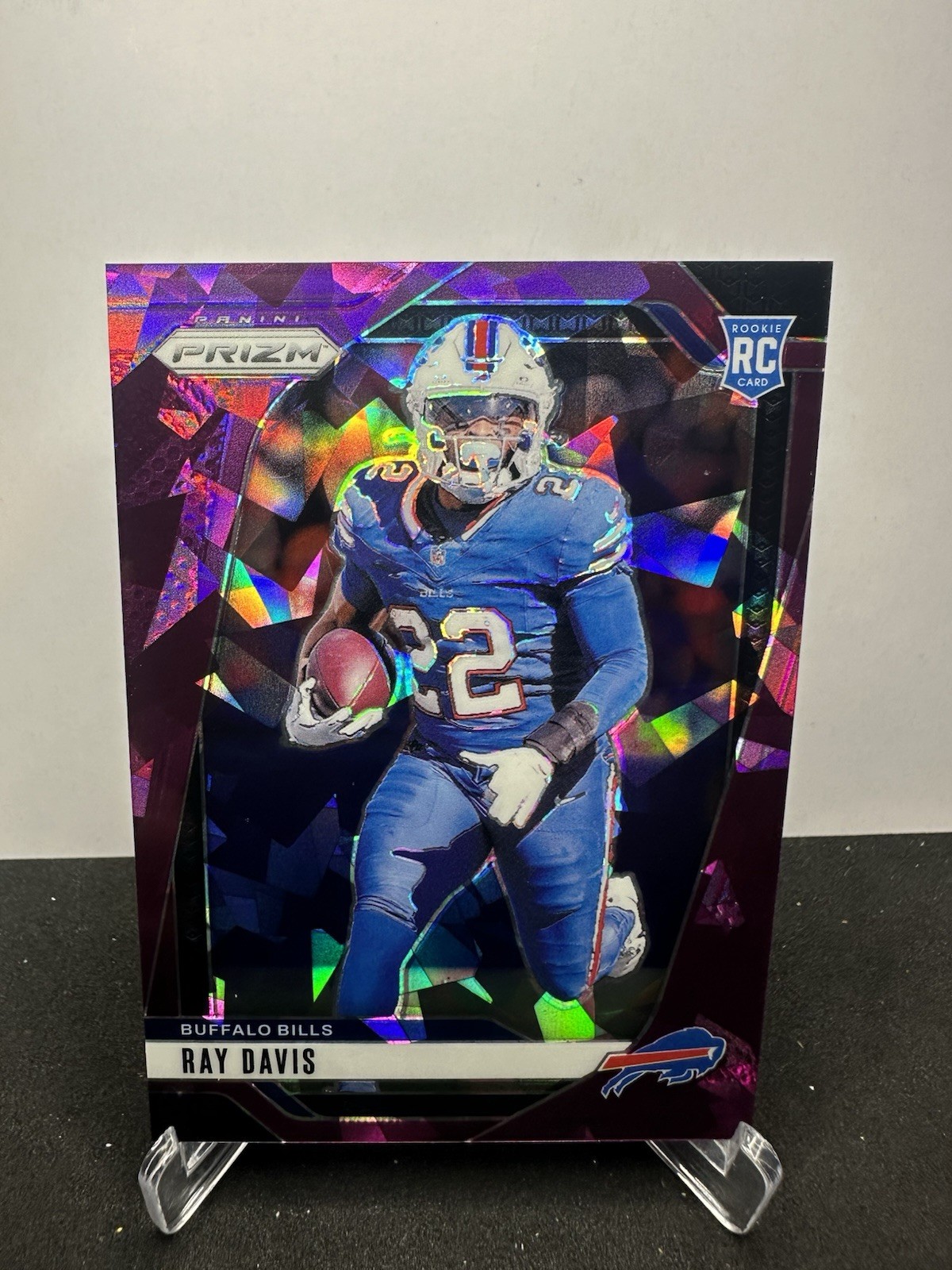 2024 Panini Prizm Rookies Purple Ice Prizm /225 Ray Davis #382 Rookie RC