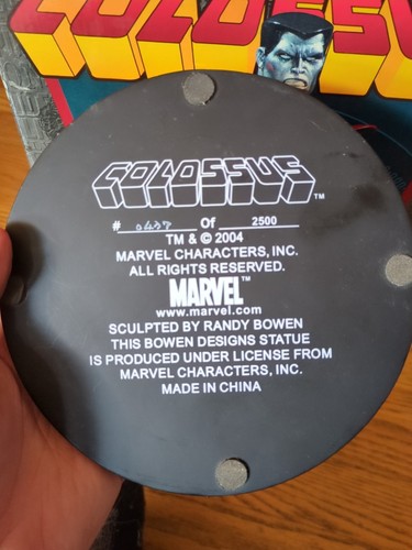 Statua Colossus X-Men Marvel dipinta - Randy Bowen - Edizione limitata, full size - Foto 3 di 4