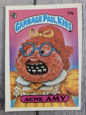 Garbage Pail Kids GPK 2nd Series Acne Amy Card 77b