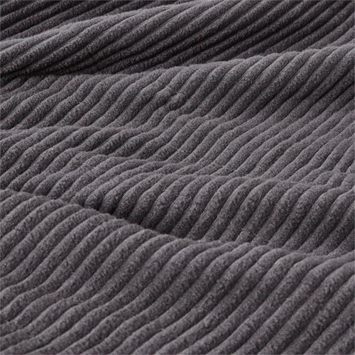 Pemberly Row Modern Electric Micro Fleece Heated Blanket in Gray - Picture 2 of 10