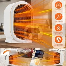 1200W Electric Portable Space Heater Energy Efficient Heater Hot Fan Home USA