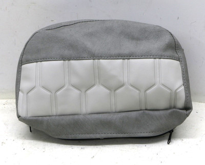 Sea Chaser 22 HFC Headrest Boat Seat Cushion Cover Gray / White 12'' x 8-1/2''