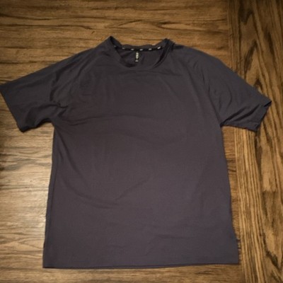 LEG3ND Inspire Men's Dark Purple Knit Crew Neck Short Sleeve T-Shirt Size S