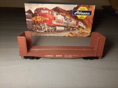 HO Athearn GM&O Gulf Mobile Ohio 40 pulpwood car 4587 1456