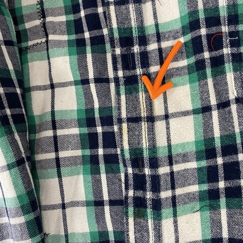 Camisa de Franela para Mujer 3X Plumero Cabaña Verde Casa Grunge Arte Upcycle Campesino - Imagen 13 de 17