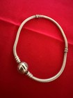 PANDORA Moments Sterling Silver Bracelet with Heart Clasp — photo 3