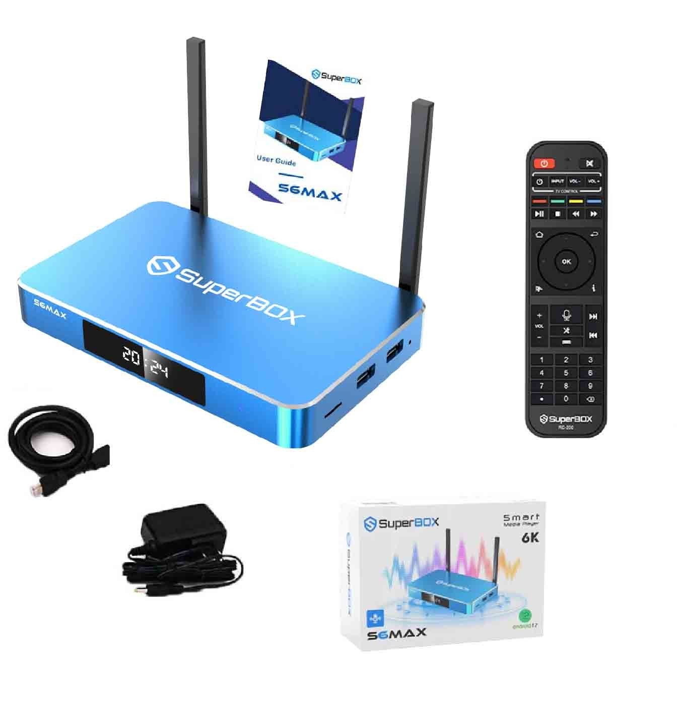 SuperBox S6 Max Bluetooth Voice Remote Parental Control Buy Now Fast Shipping