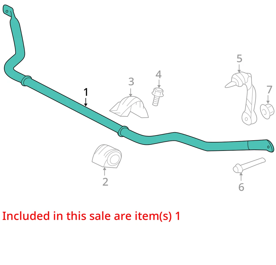Jaguar XJ 2011 tracción trasera barra estabilizadora delantera fabricante de equipos originales 107 k millas - LKQ376842351 Foto 4 de 4