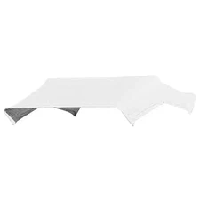 3-Bow Tractor Canopy Replacement Cover 48" 10 oz. Duck Canvas - White