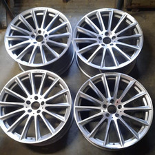 Genuine Mercedes S Class 20” Turbine Alloy Wheels Grey + Polished Staggered Set