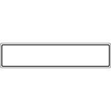 White Novelty Metal European License Plate Tag Ep-068