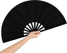 13 Inch Large Rave Fan Popping Fan Portable Clacking Fans for Line Dancing