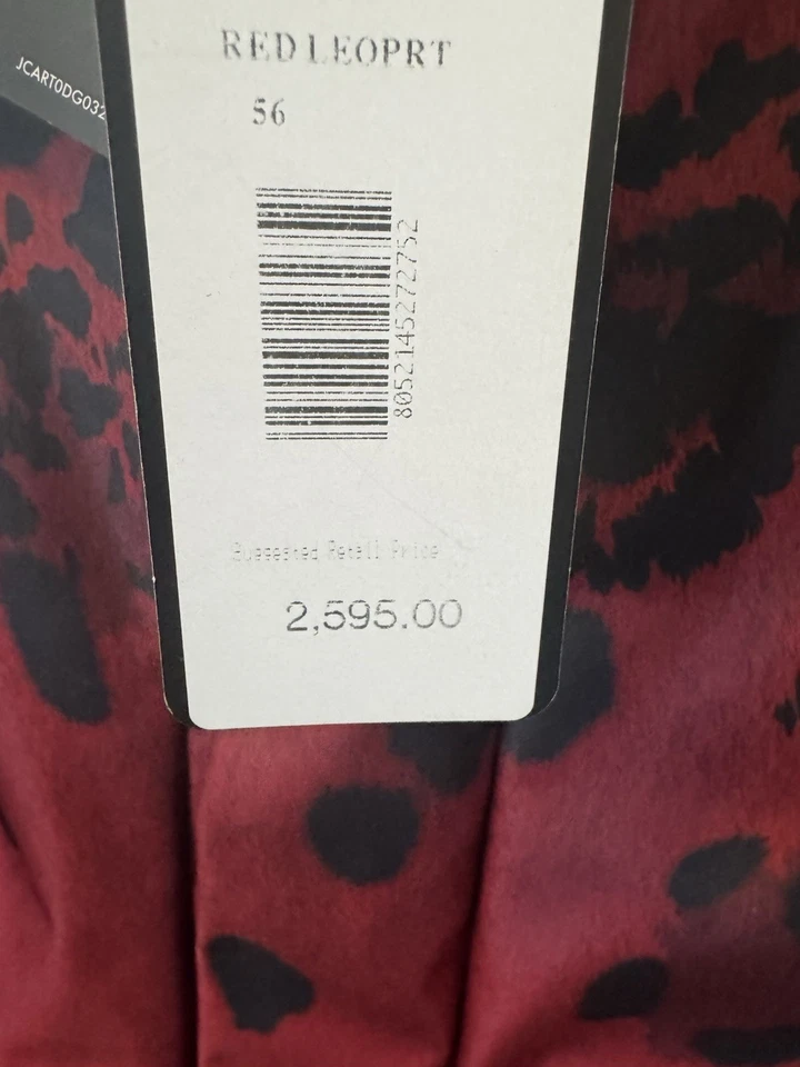 Dolce & Gabbana нейлона куртка G9WJ5T FSMBD красный леопард размер 56 - Изображение 2 из 4