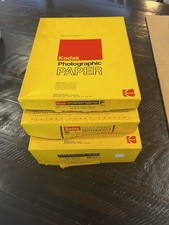Lot 1970'S Kodak Polycontrast Photograhic Paper F/G/N/MW Open Boxes 8" x 10"