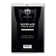 1000 Max Pro Silver Age Comic Book Poly Bags - 7 1/8 X 10 1/2 -Archival Safe