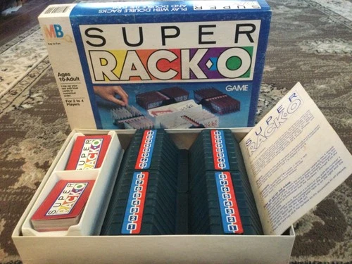 Super Rack-O Vintage 1983  Game Milton Bradley  Complete