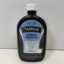 Tarn-X Tarnish Remover for Sterling Silver, Silver Plate, Gold, Diamonds 12oz