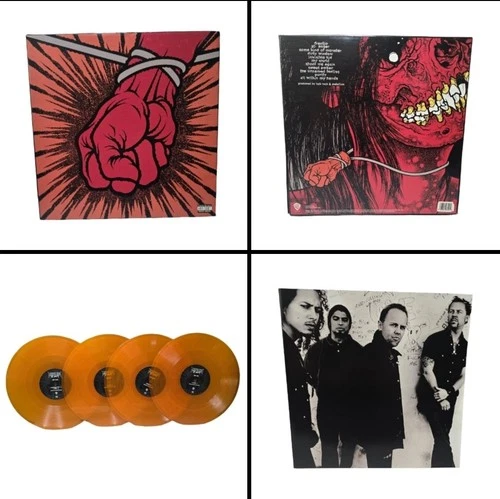 Metallica St. Anger Louder Faster Heavier 45 RPM Series 4LP Vinyl Box Set Orange