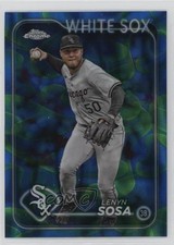 2024 Topps Chrome Update Blue & Green Lava Lamp Refractor 42/125 Lenyn Sosa 2f9
