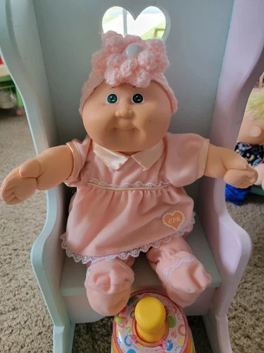 Vintage Cabbage Patch Preemie  1985 Hm3 Mint Condition  Extra Outfit..Bald.